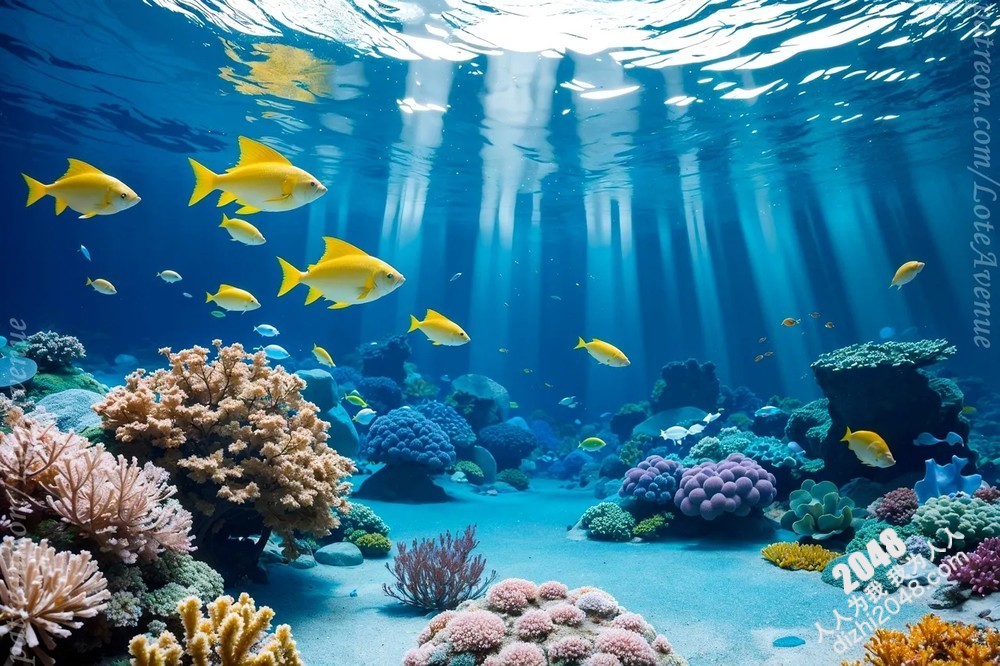 Rurina洛特水族馆蕾丝裙写真：人鱼公主的诱惑与海洋的秘密