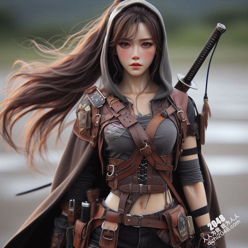 冷艳女战士：高清3D建模图，展现性感与力量的完美结合，带你体验视觉盛宴(2)
