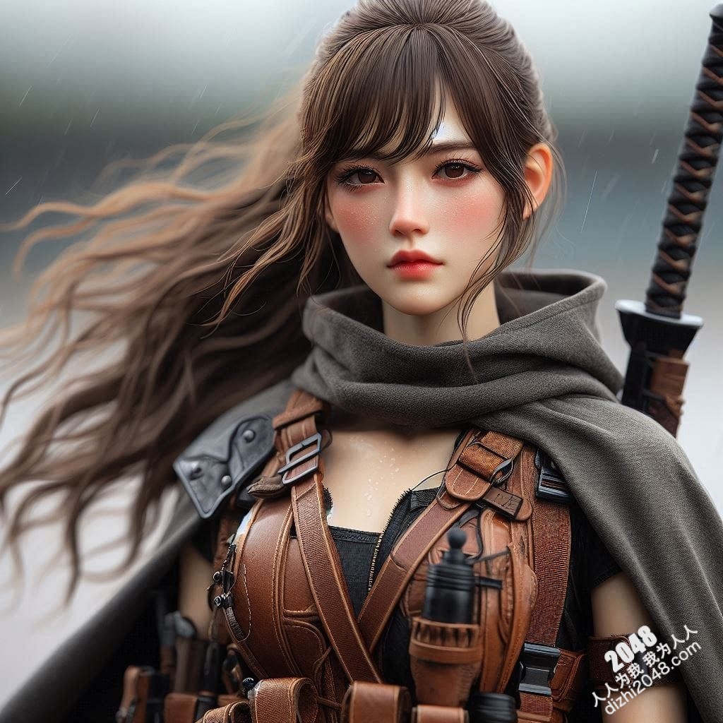 冷艳女战士：高清3D建模图，展现性感与力量的完美结合，带你体验视觉盛宴(6)