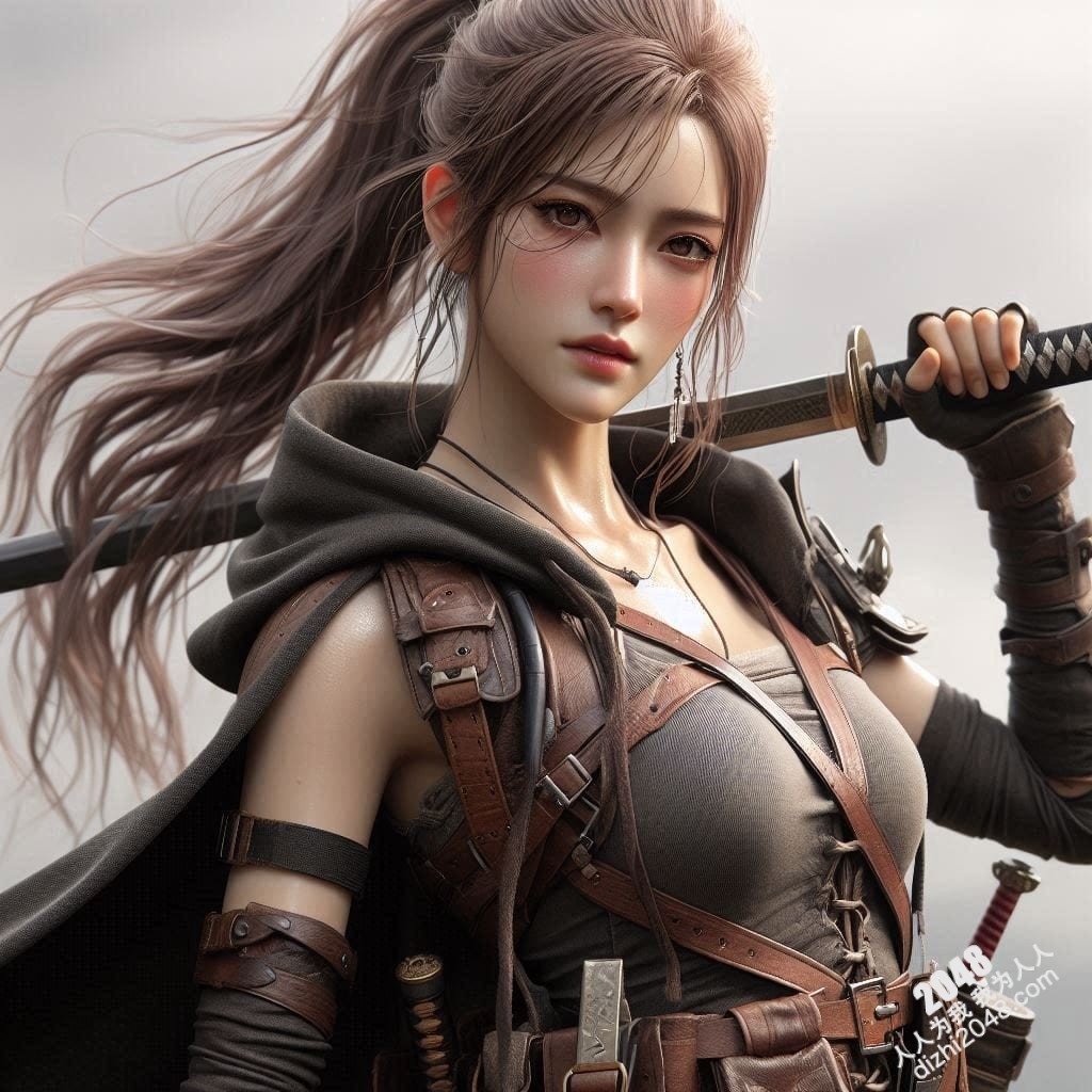 冷艳女战士：高清3D建模图，展现性感与力量的完美结合，带你体验视觉盛宴(7)