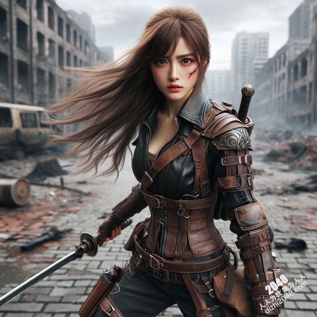冷艳女战士：高清3D建模图，展现性感与力量的完美结合，带你体验视觉盛宴(10)