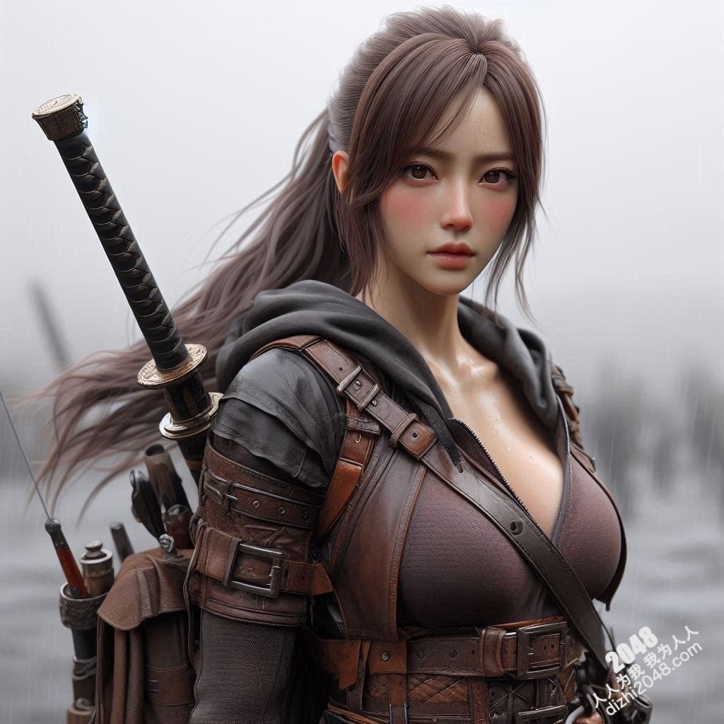 冷艳女战士：高清3D建模图，展现性感与力量的完美结合，带你体验视觉盛宴(20)