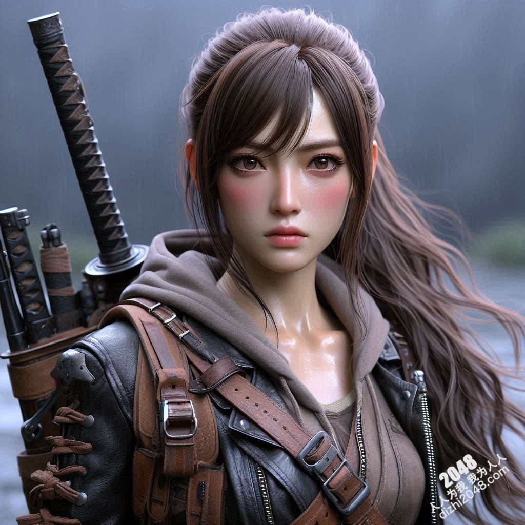 冷艳女战士：高清3D建模图，展现性感与力量的完美结合，带你体验视觉盛宴(21)