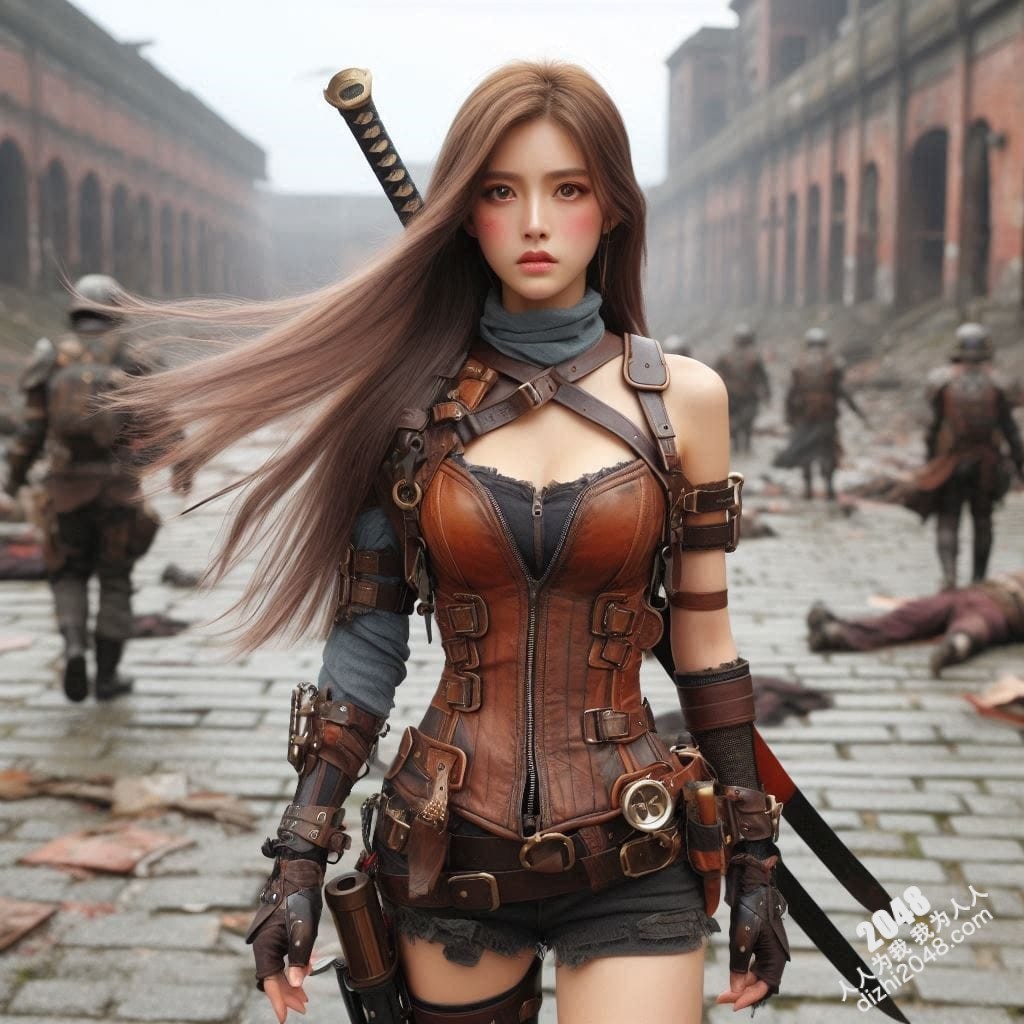 冷艳女战士：高清3D建模图，展现性感与力量的完美结合，带你体验视觉盛宴(24)