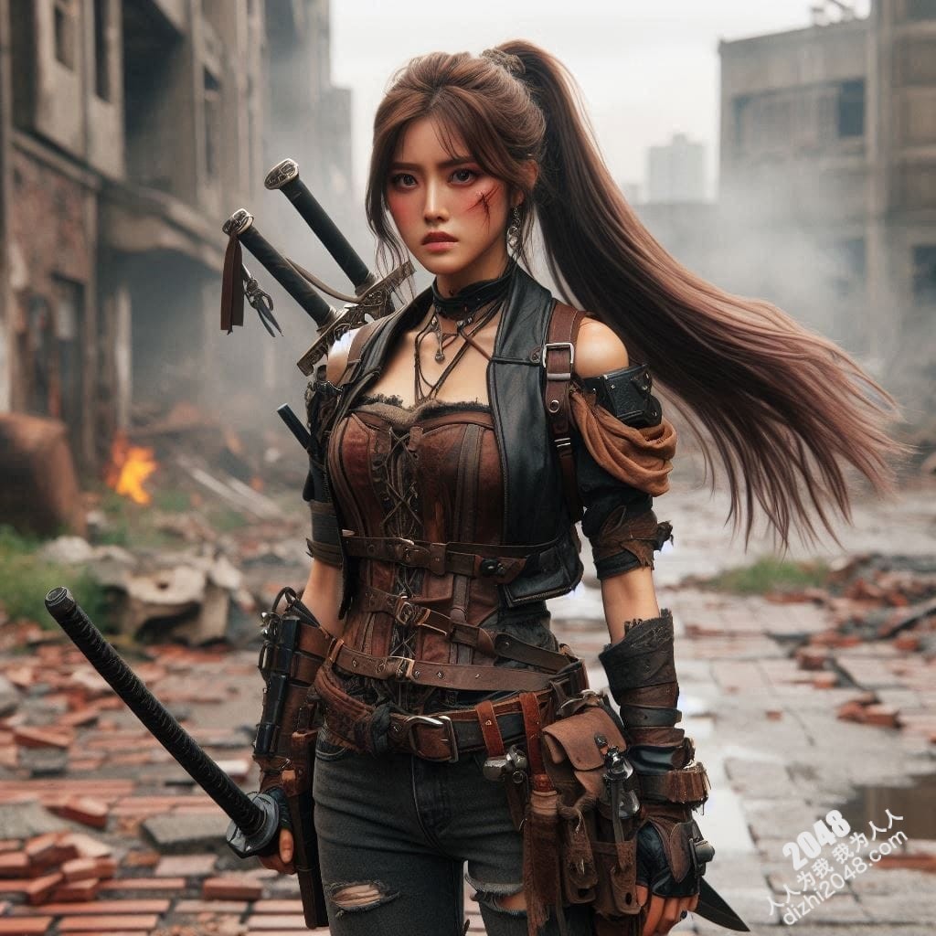 冷艳女战士：高清3D建模图，展现性感与力量的完美结合，带你体验视觉盛宴(25)