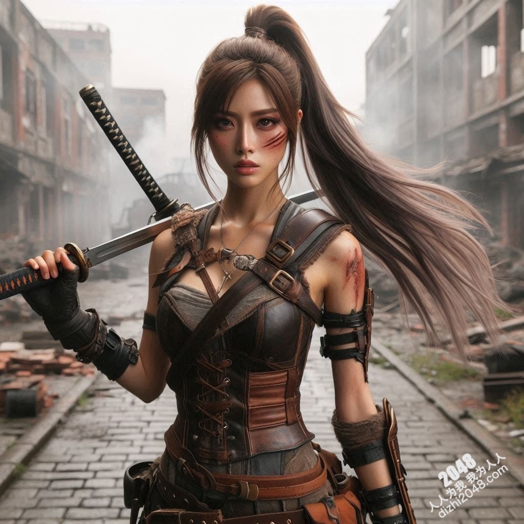 冷艳女战士：高清3D建模图，展现性感与力量的完美结合，带你体验视觉盛宴(27)