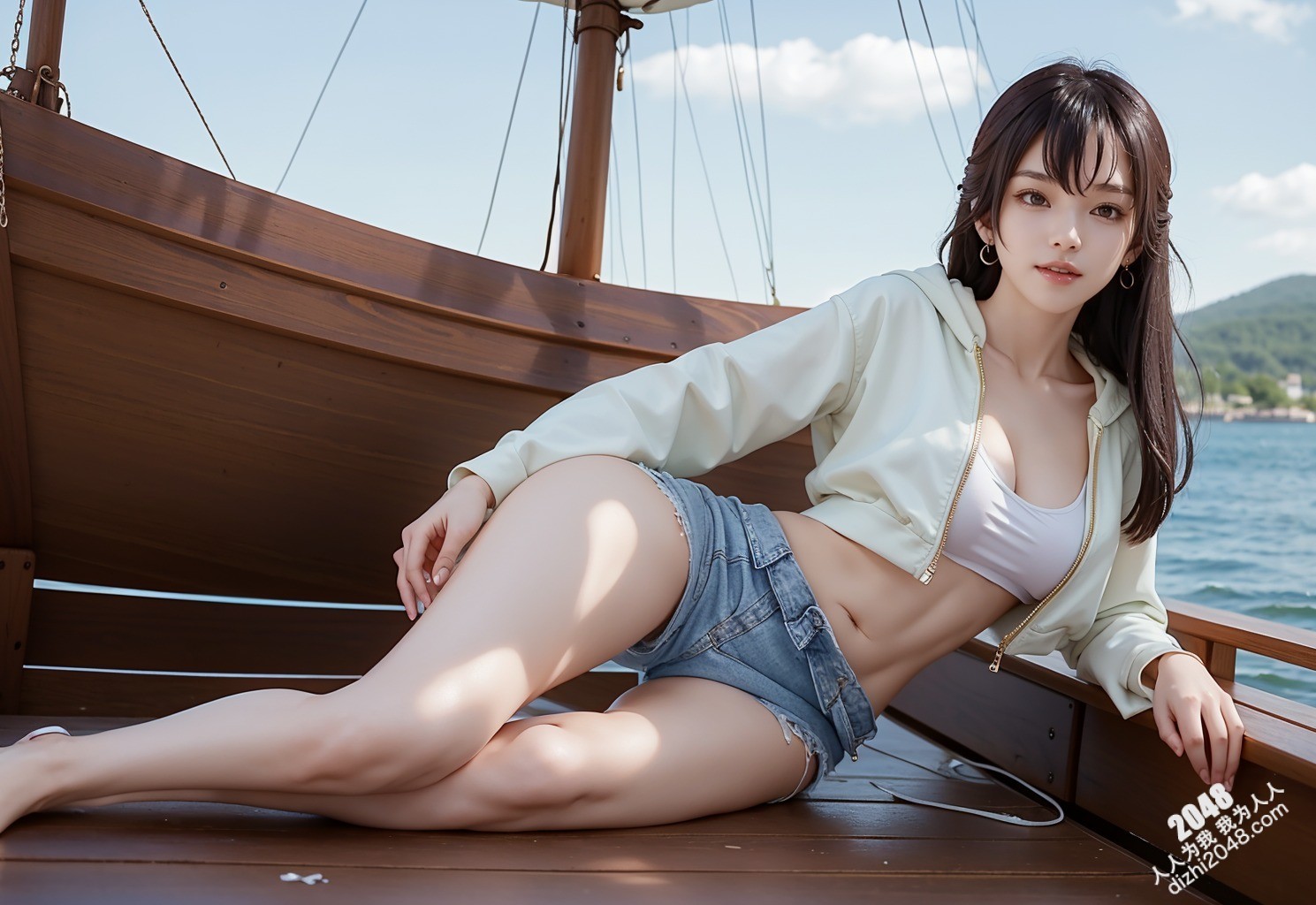 海边假日：少女的慵懒诱惑(14)