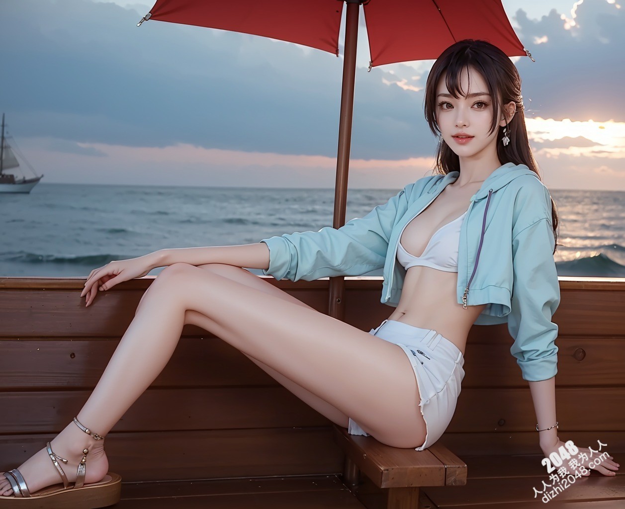 海边假日：少女的慵懒诱惑(24)