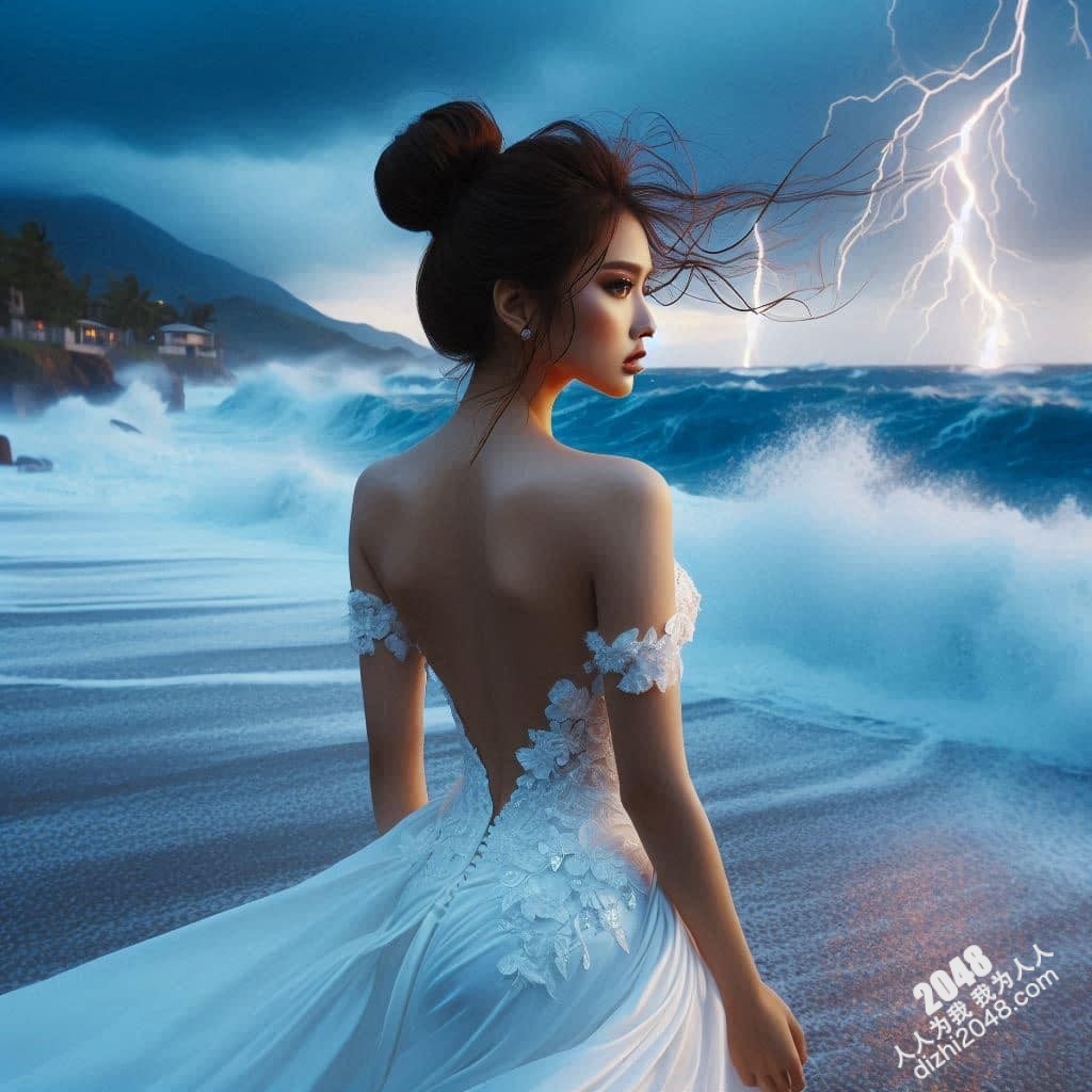 海滩上的新娘：一场暴风雨中的爱情宣言(2)