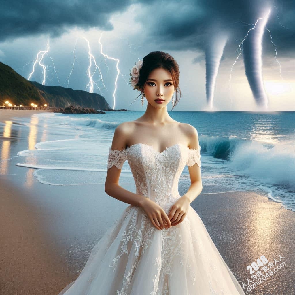 海滩上的新娘：一场暴风雨中的爱情宣言(8)