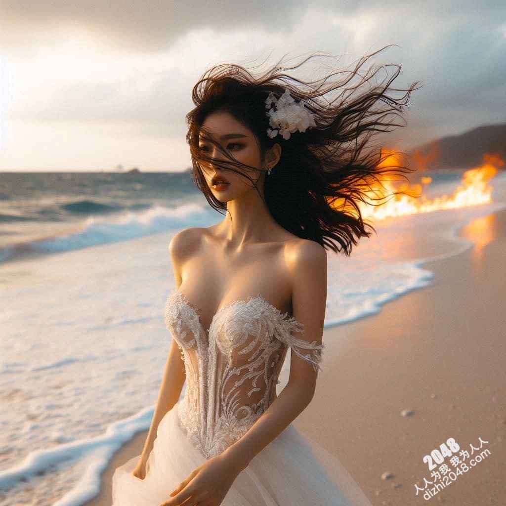 海滩上的新娘：一场暴风雨中的爱情宣言(14)