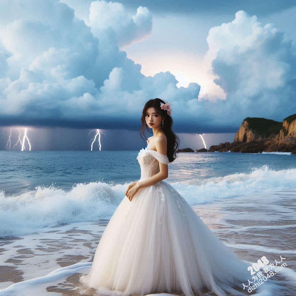 海滩上的新娘：一场暴风雨中的爱情宣言(18)