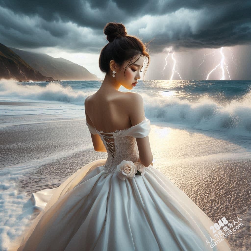 海滩上的新娘：一场暴风雨中的爱情宣言(20)