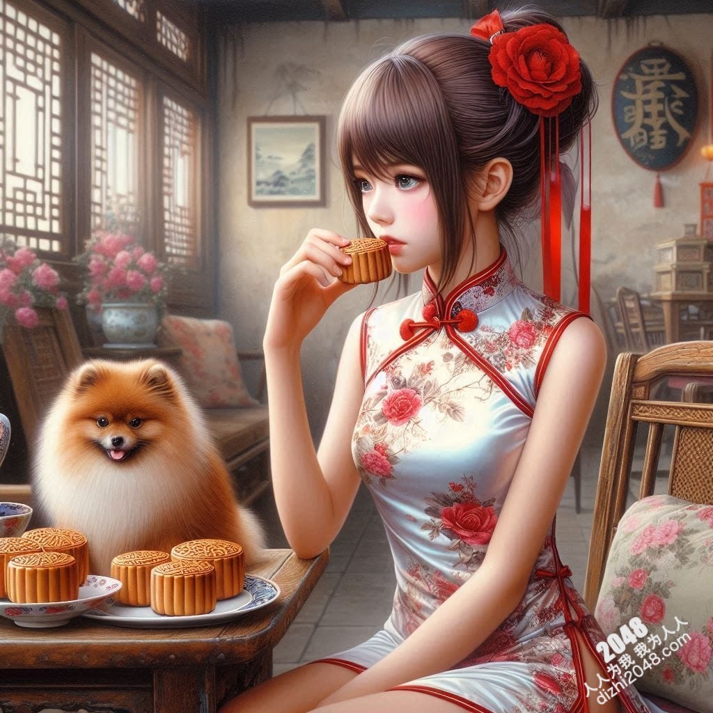 旗袍佳人，月夜私语：中秋佳节的禁忌诱惑(2)