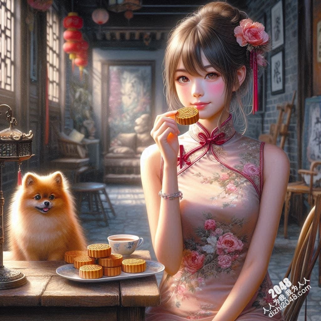 旗袍佳人，月夜私语：中秋佳节的禁忌诱惑(5)