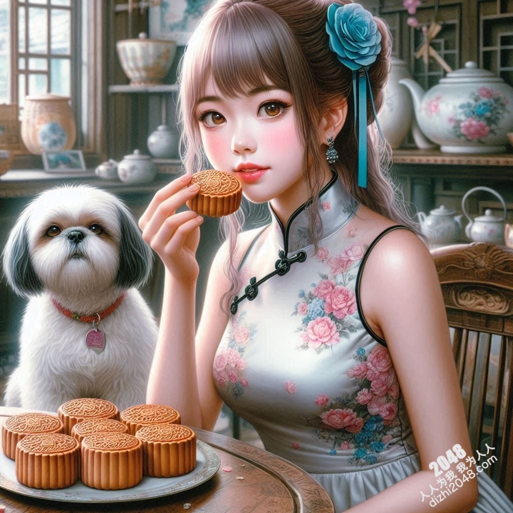 旗袍佳人，月夜私语：中秋佳节的禁忌诱惑(6)