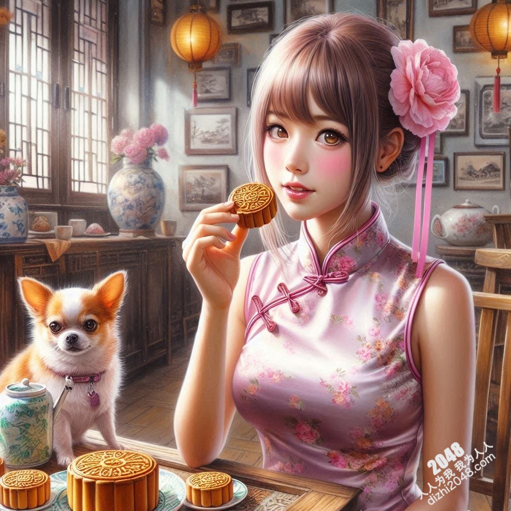 旗袍佳人，月夜私语：中秋佳节的禁忌诱惑(13)