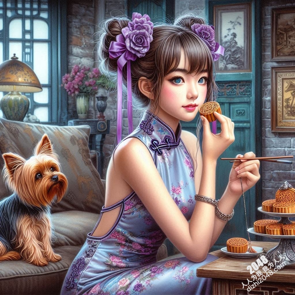 旗袍佳人，月夜私语：中秋佳节的禁忌诱惑(15)