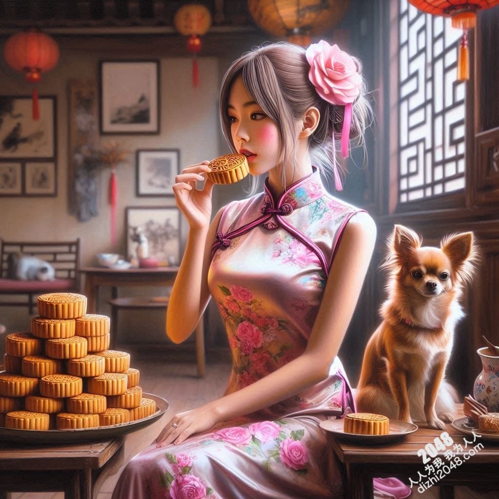 旗袍佳人，月夜私语：中秋佳节的禁忌诱惑(16)