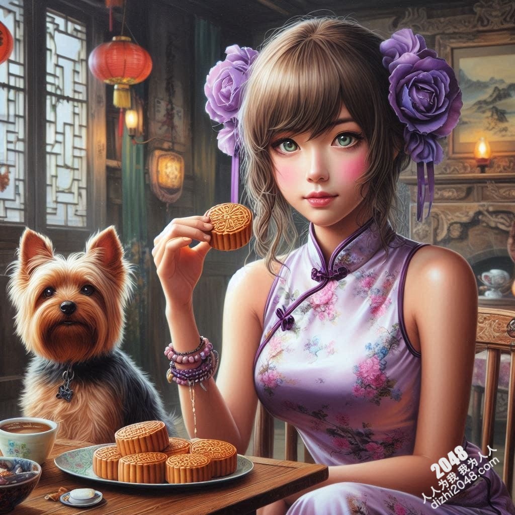 旗袍佳人，月夜私语：中秋佳节的禁忌诱惑(24)