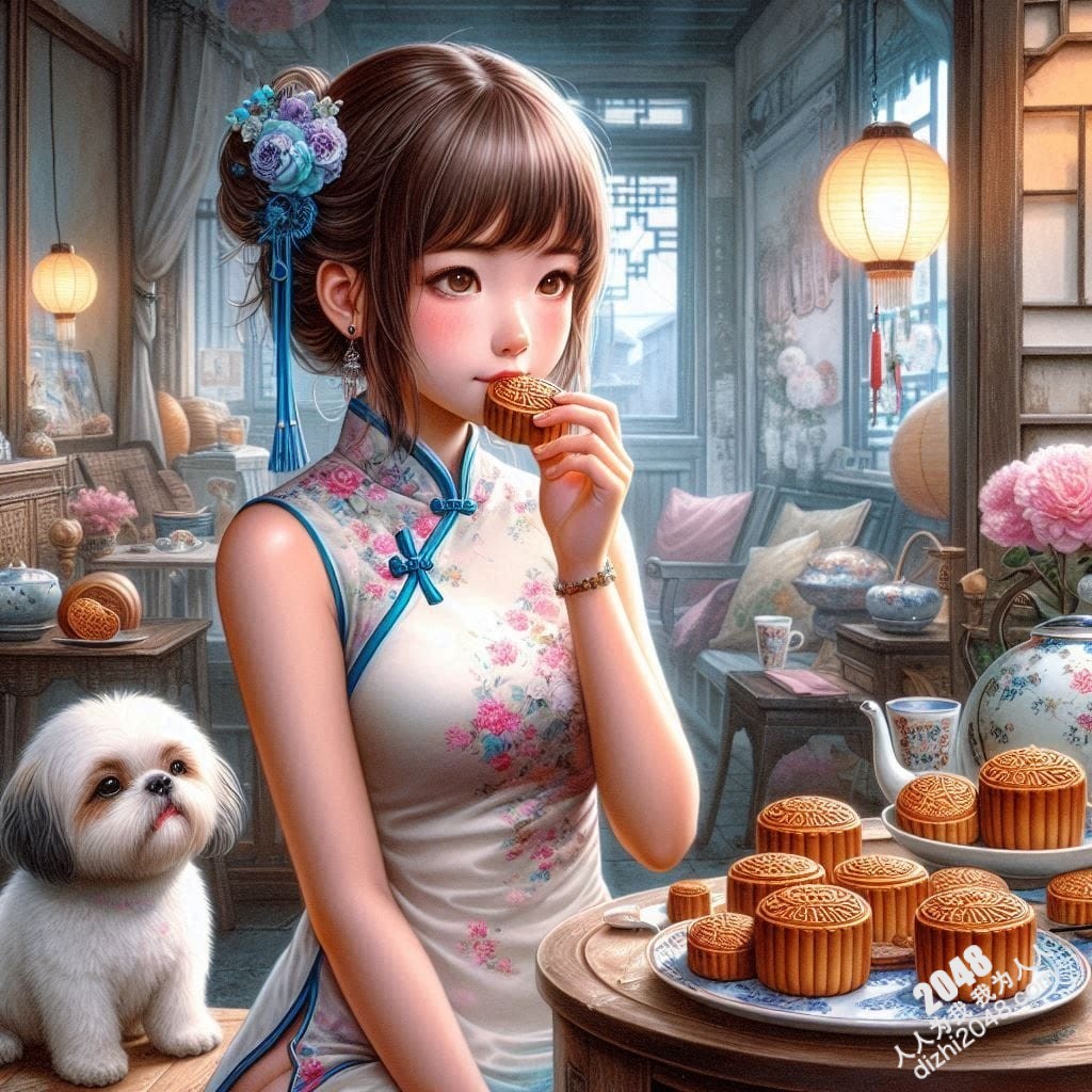 旗袍佳人，月夜私语：中秋佳节的禁忌诱惑(29)