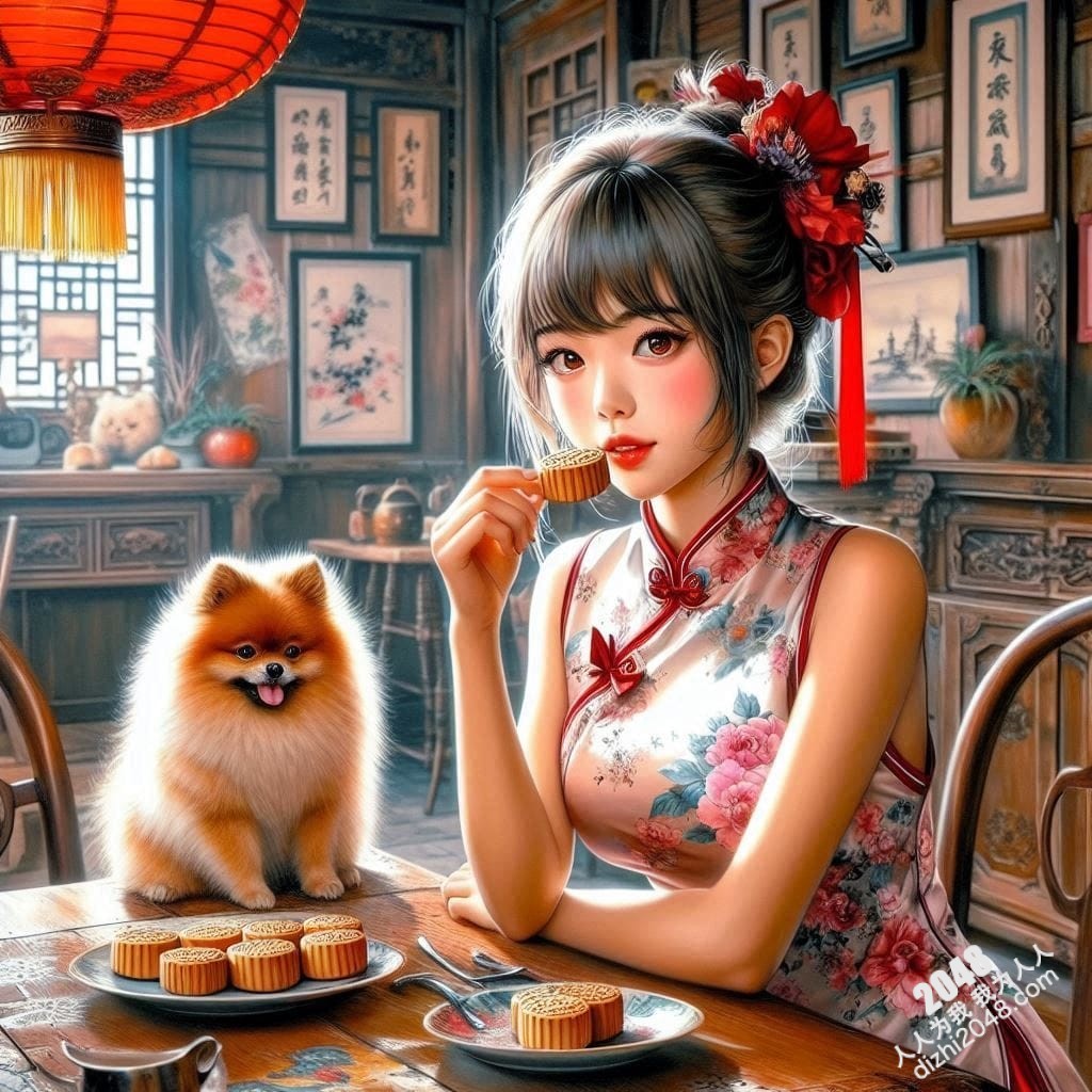 旗袍佳人，月夜私语：中秋佳节的禁忌诱惑(30)