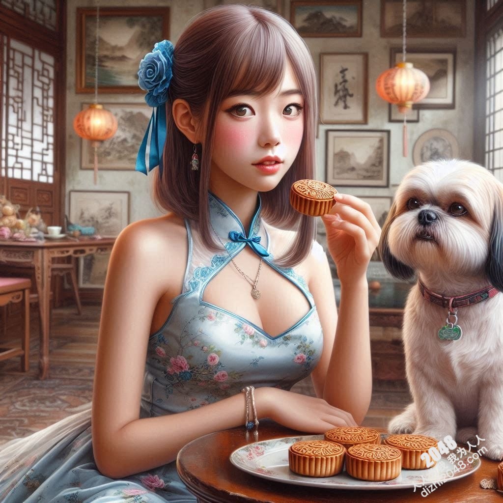 旗袍佳人，月夜私语：中秋佳节的禁忌诱惑(32)