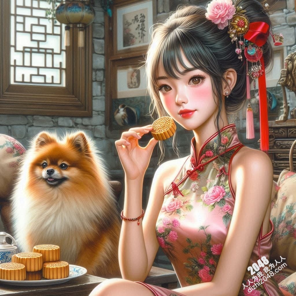 旗袍佳人，月夜私语：中秋佳节的禁忌诱惑(34)
