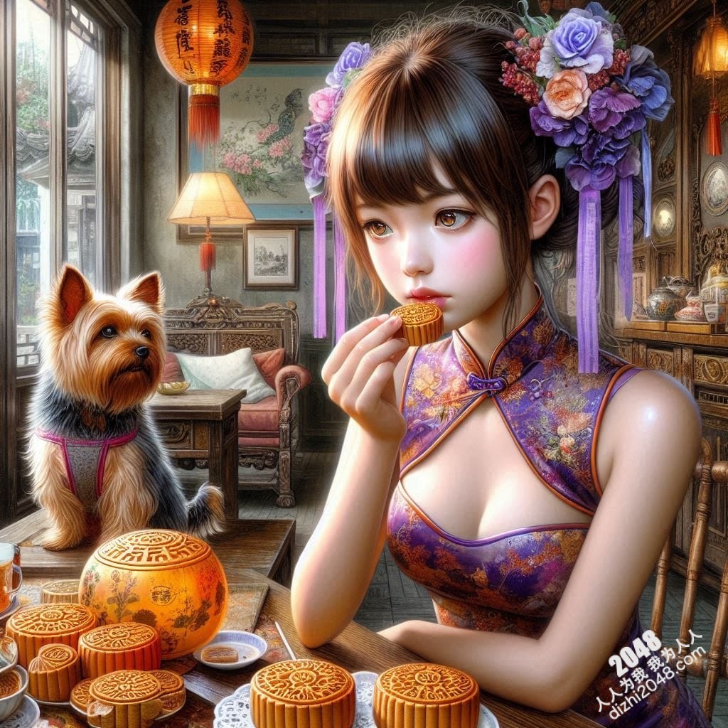 旗袍佳人，月夜私语：中秋佳节的禁忌诱惑(43)