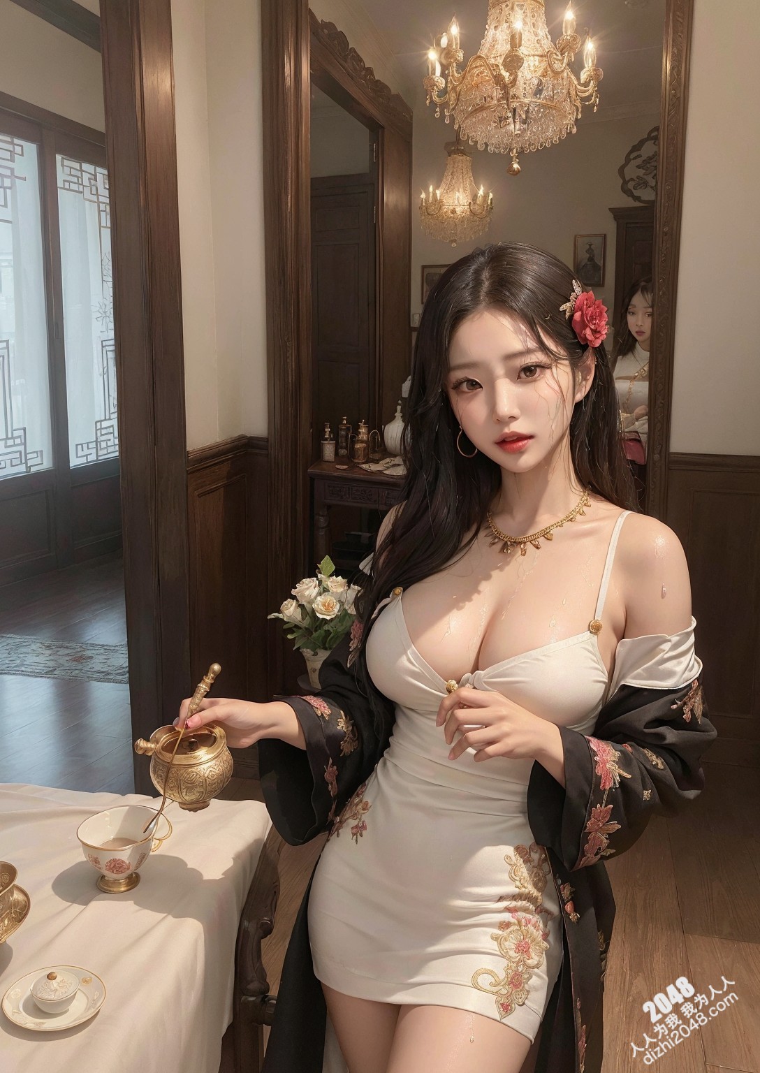旗袍美人：古典韵味与现代性感的完美结合(20)