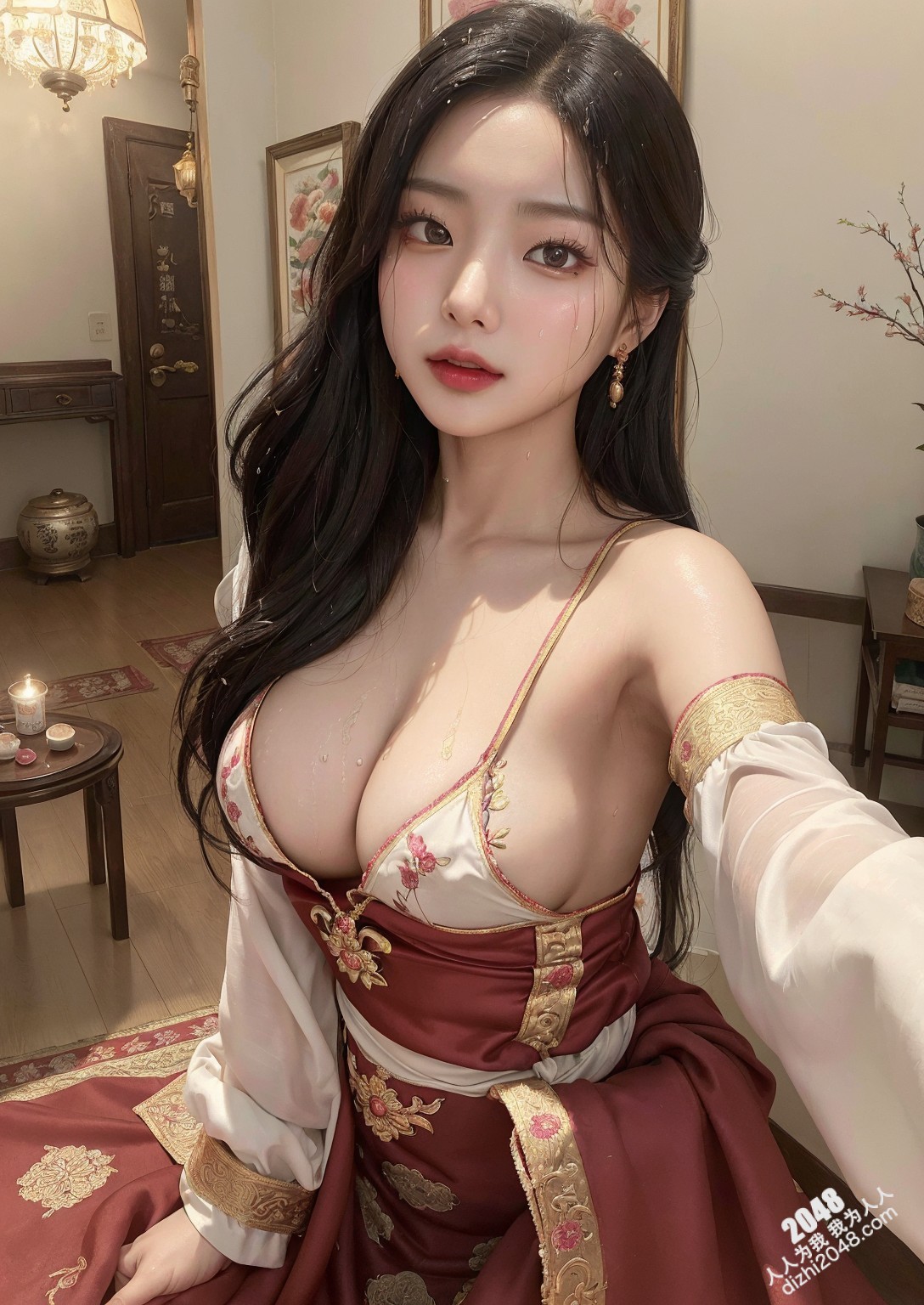 旗袍美人：古典韵味与现代性感的完美结合(39)