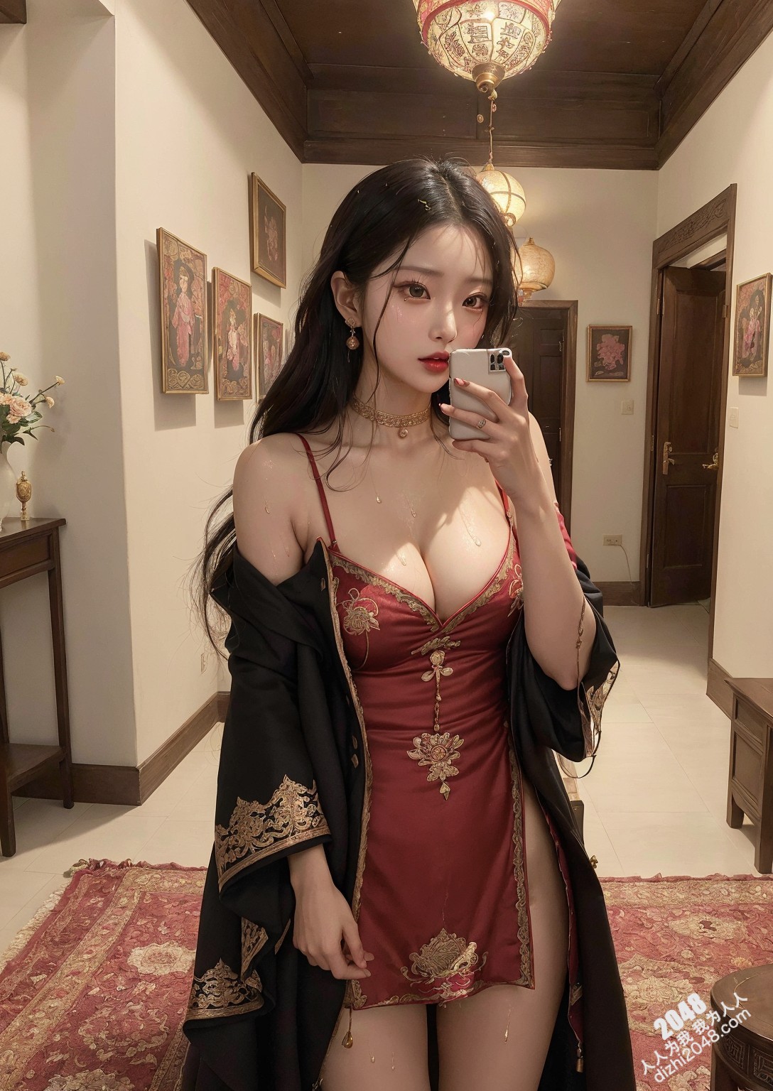 旗袍美人：古典韵味与现代性感的完美结合(42)