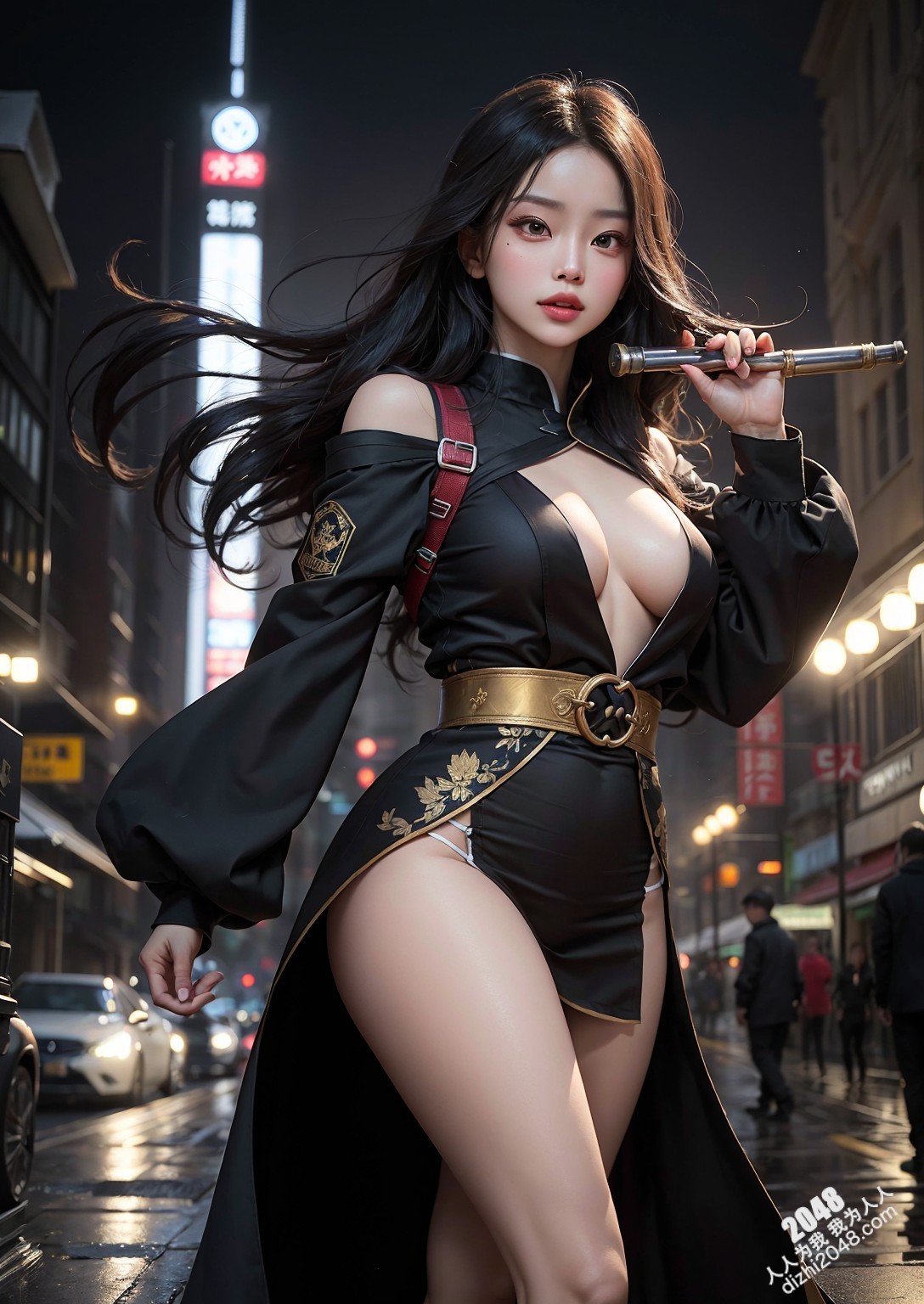 暗夜女王：性感酷忍者在都市的魅惑
