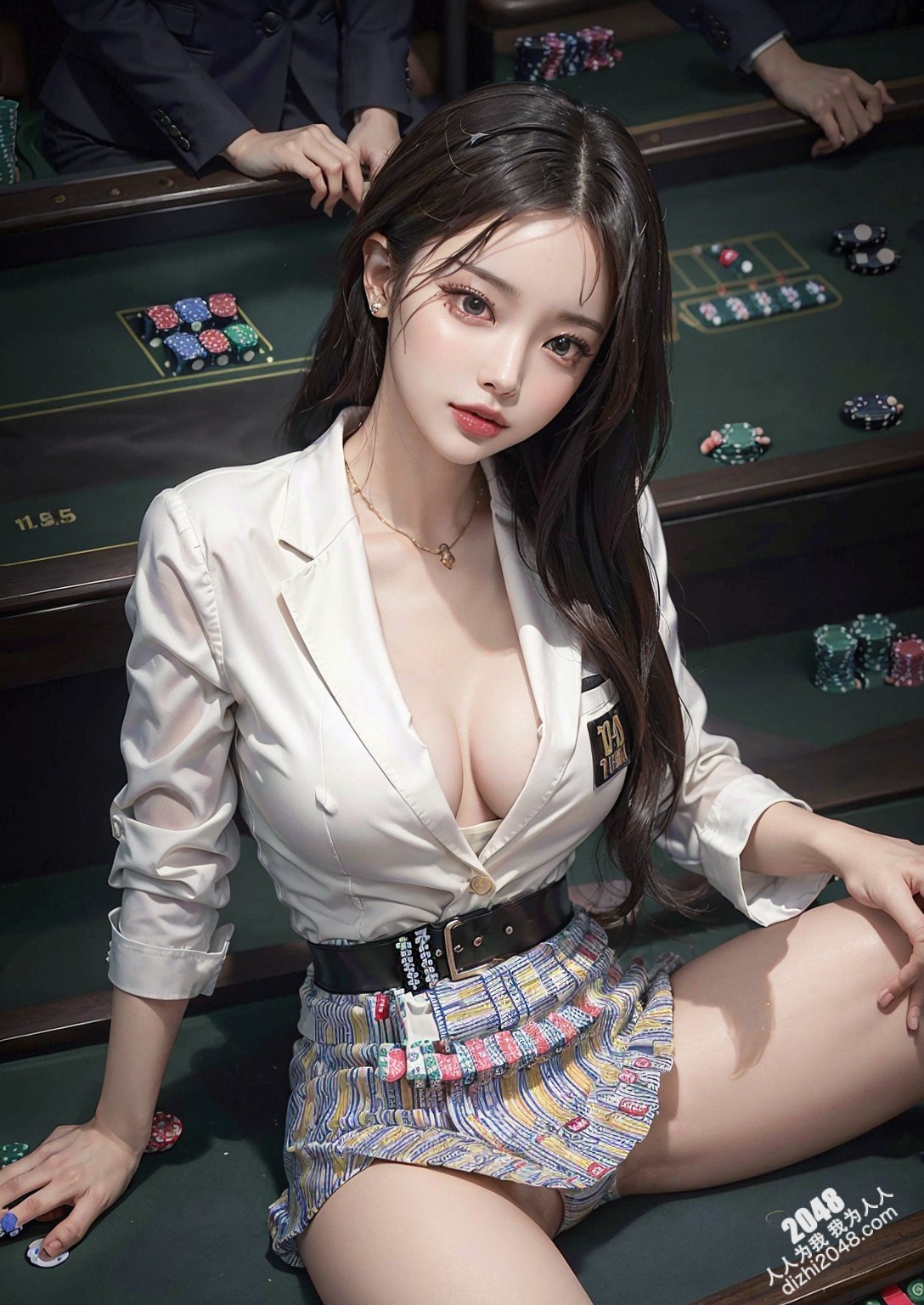 赌场女神的秘密：黑色皮衣下的致命诱惑(11)