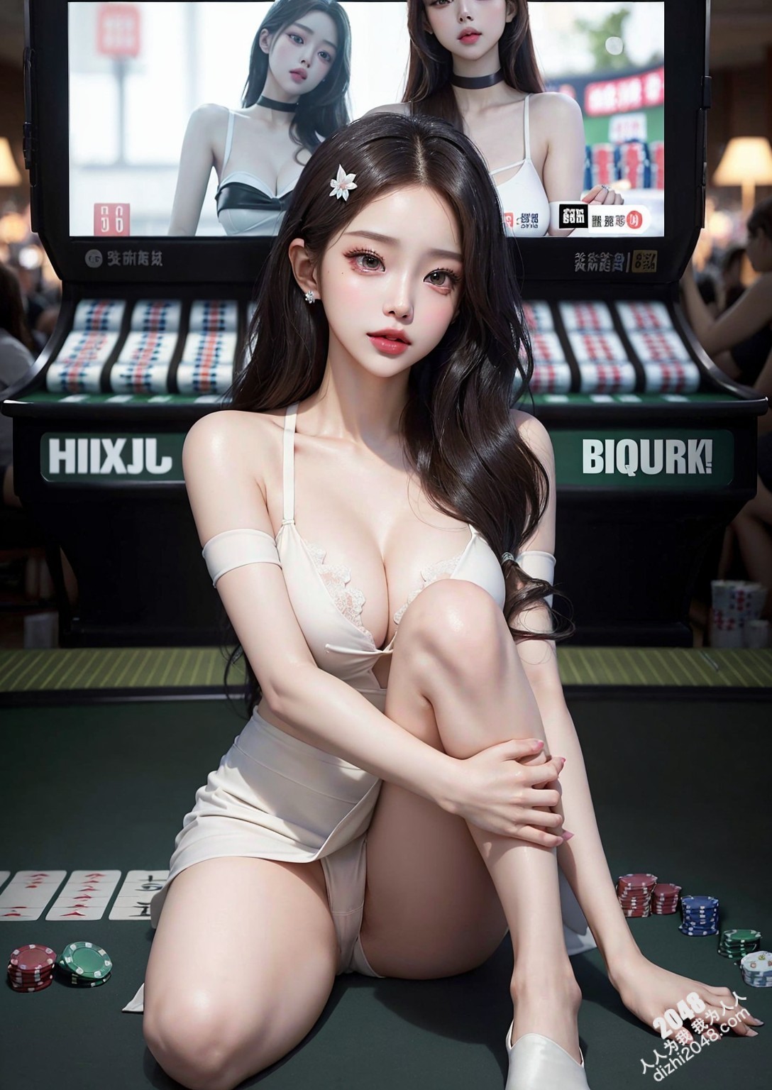 赌场黑天鹅：西装尤物在拉斯维加斯的致命诱惑，性感女神的赌局游戏(43)