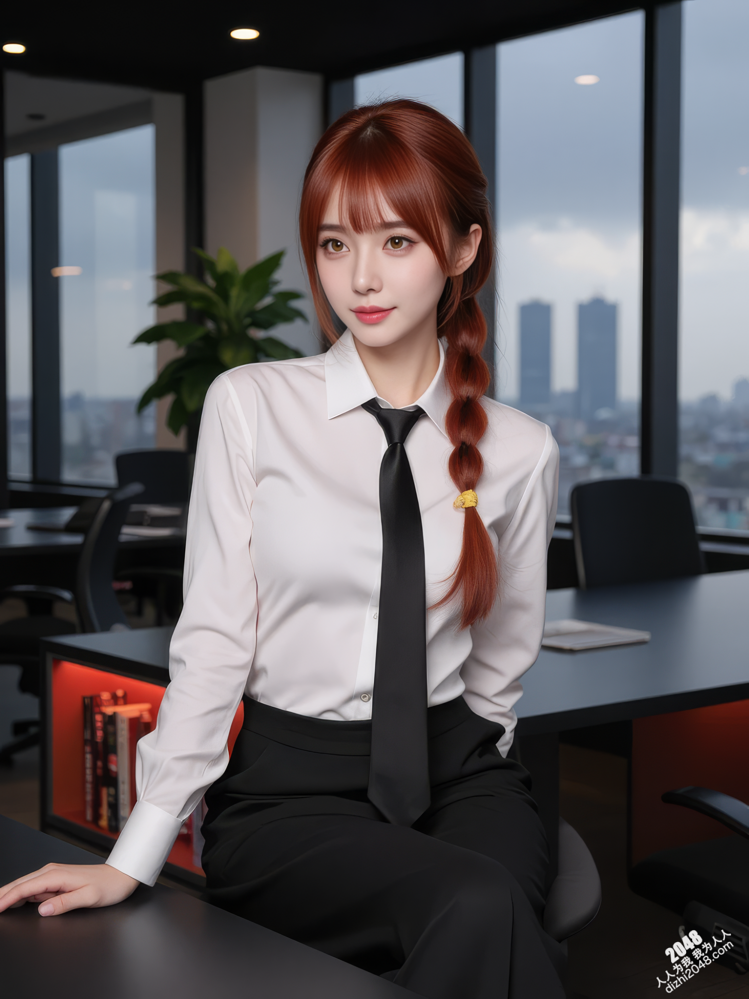 制服诱惑：妡憶 × 真紀真在东京的办公室里上演的秘密(1)