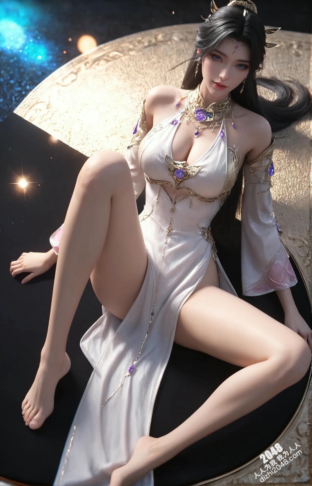 绝世魔女—瀑布仙子，轻纱遮不住的诱惑，高清写真，极致诱惑(12)