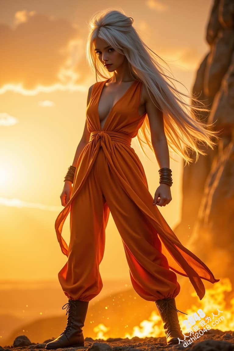 火红色的女战神：烈焰下的致命诱惑(24)