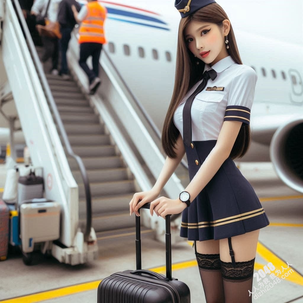 空姐制服诱惑：机场邂逅，令人心跳加速的美丽(9)