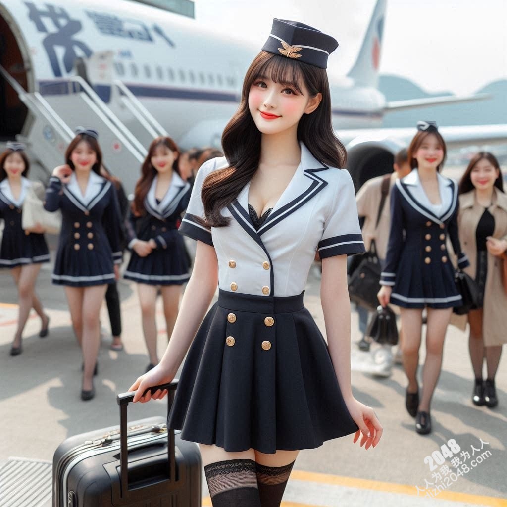 空姐制服诱惑：机场邂逅，令人心跳加速的美丽(12)