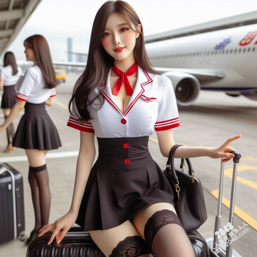空姐制服诱惑：机场邂逅，令人心跳加速的美丽(13)
