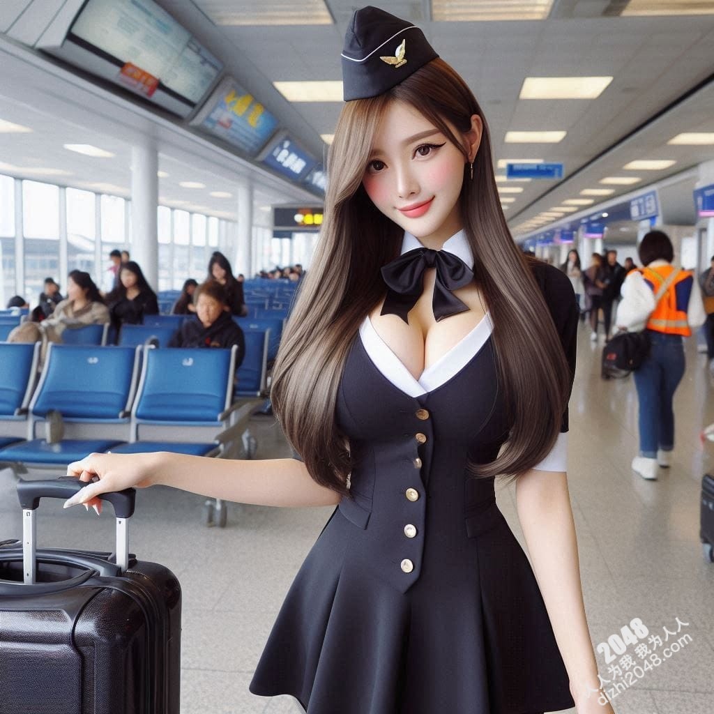 空姐制服诱惑：机场邂逅，令人心跳加速的美丽(20)