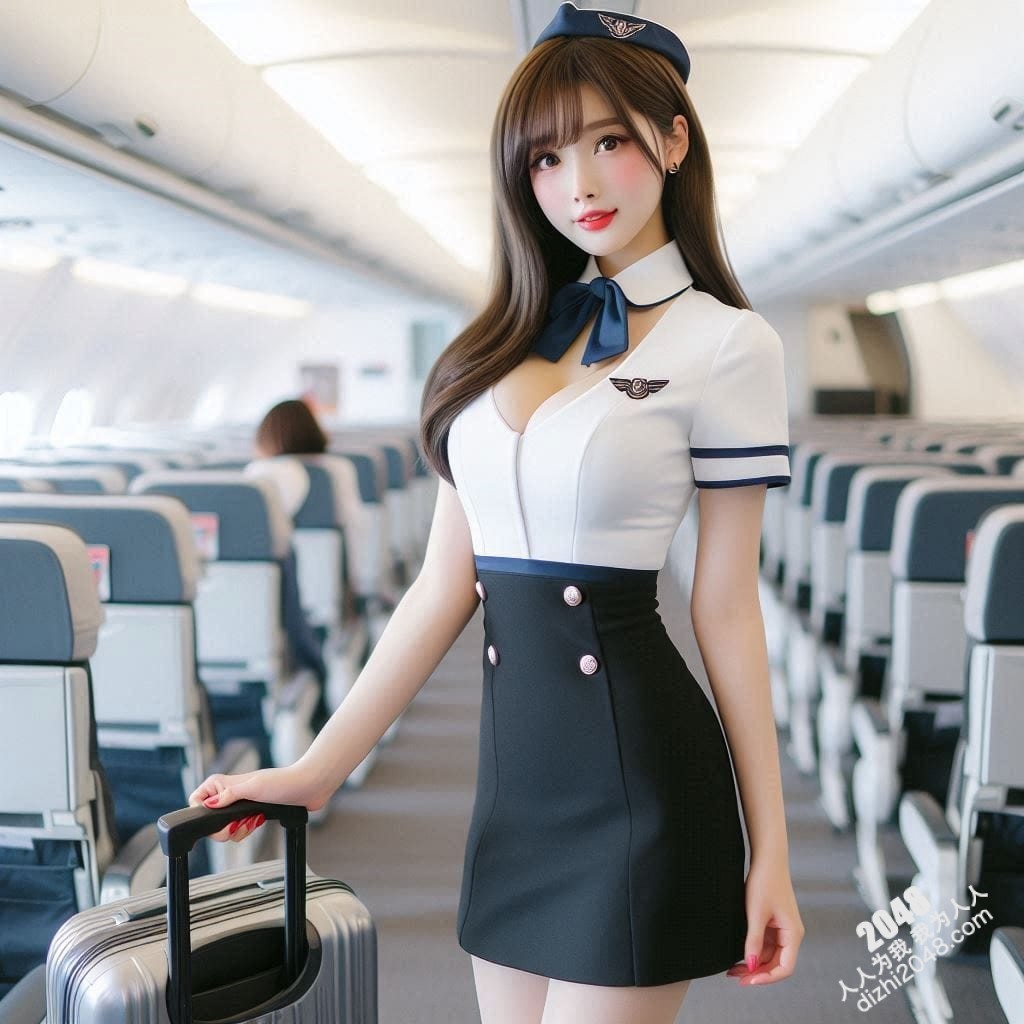 空姐制服诱惑：机场邂逅，令人心跳加速的美丽(28)