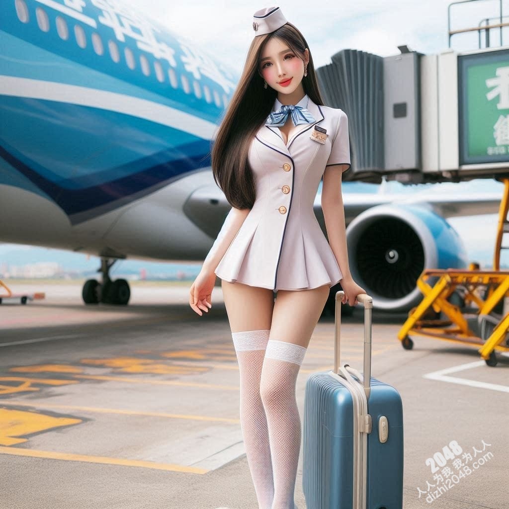 空姐制服诱惑：机场邂逅，令人心跳加速的美丽(34)
