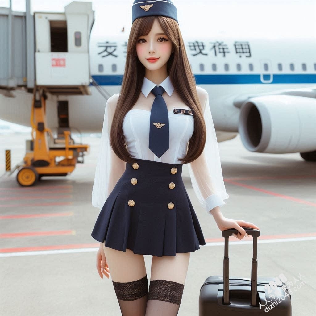 空姐制服诱惑：机场邂逅，令人心跳加速的美丽(36)