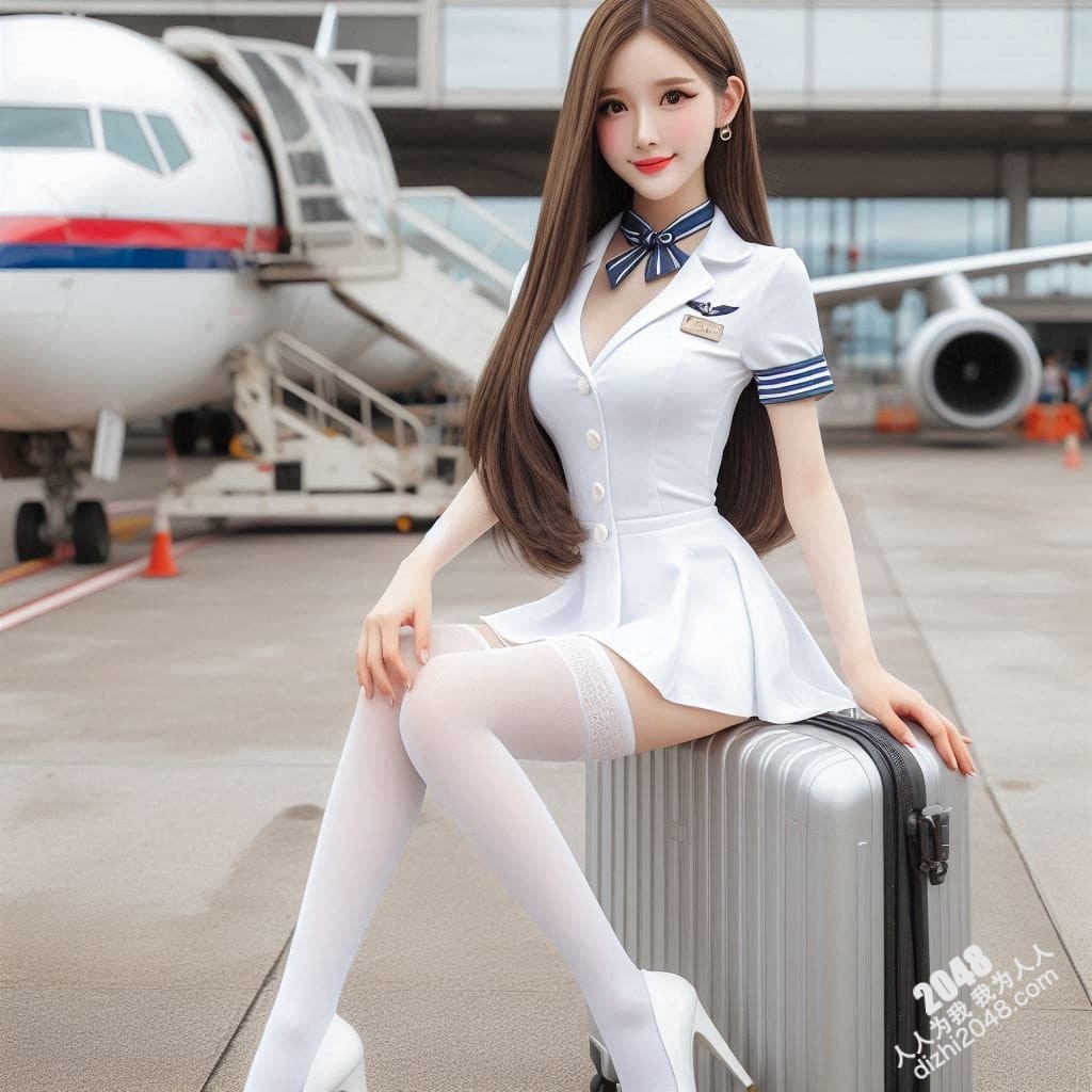 空姐制服诱惑：机场邂逅，令人心跳加速的美丽(40)