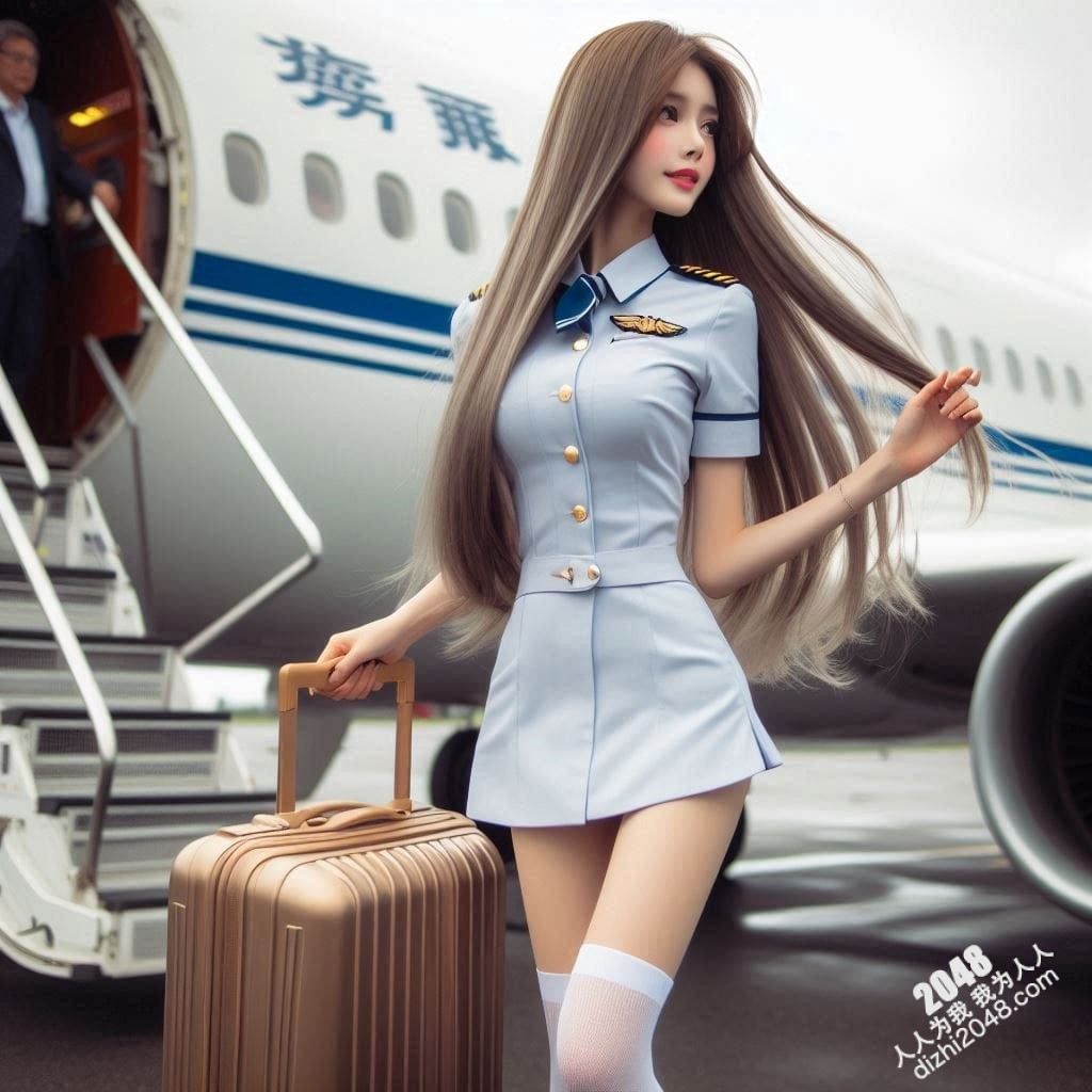 空姐制服诱惑：机场邂逅，令人心跳加速的美丽(41)