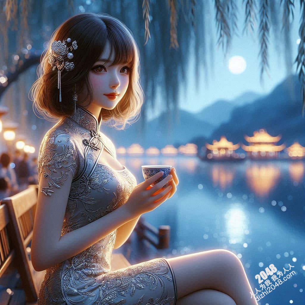 旗袍美人夜会：湖畔春宵一刻值千金(6)