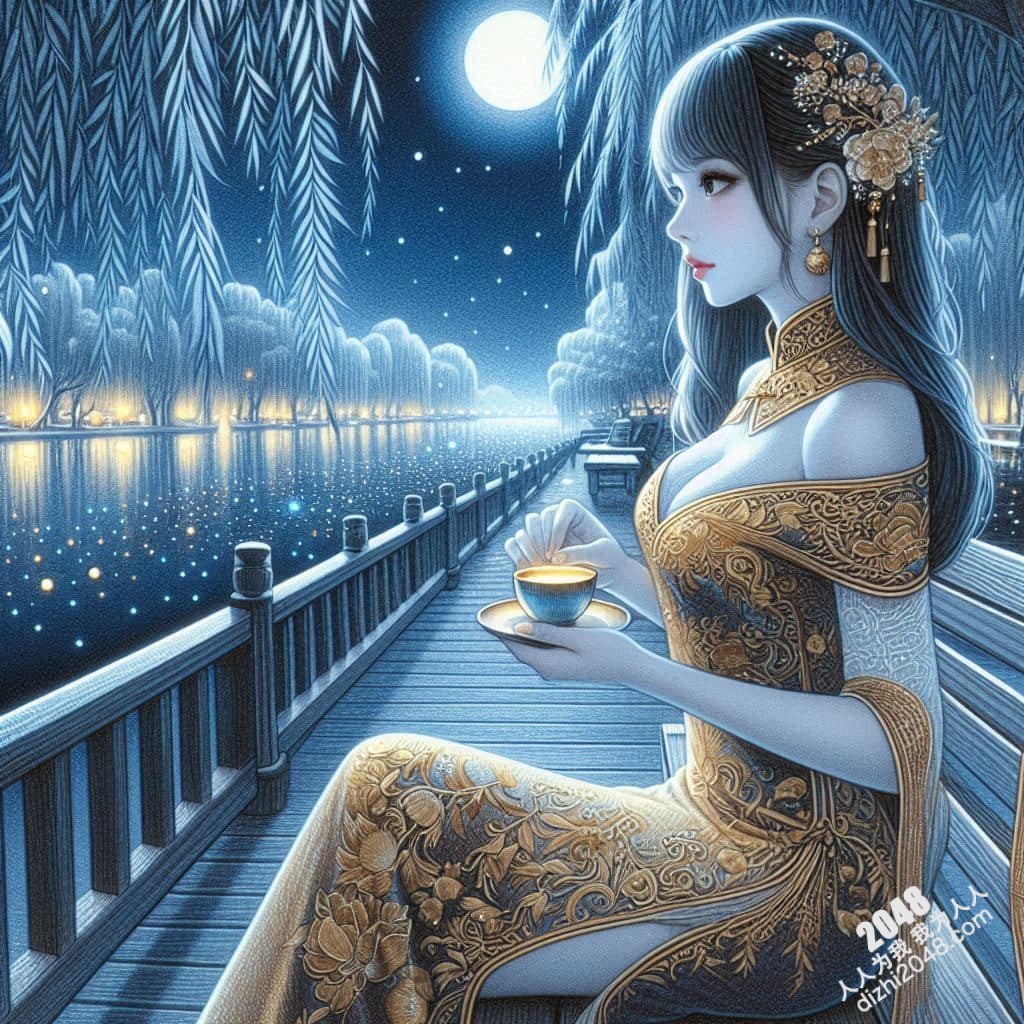 旗袍美人夜会：湖畔春宵一刻值千金(7)