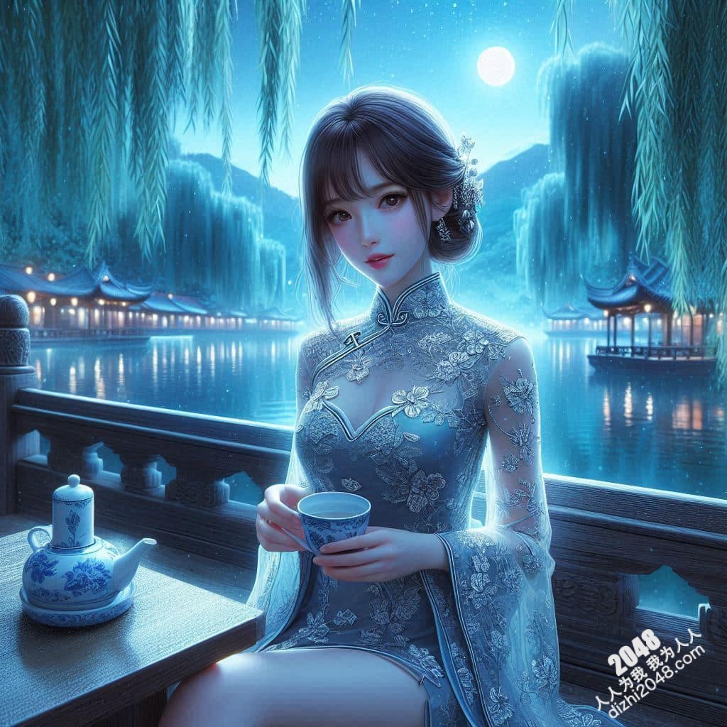 旗袍美人夜会：湖畔春宵一刻值千金(11)